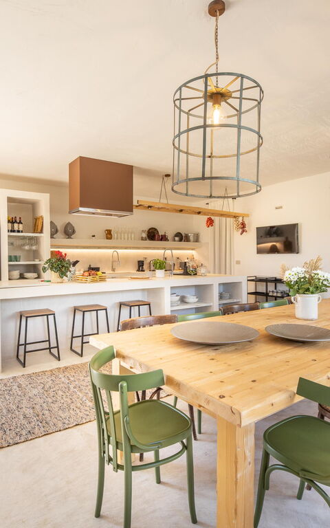 Villa Perla del Mare: Keuken, Lunchroom