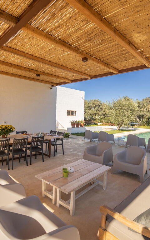 Villa Perla del Mare: Balkon / terras / patio, Buitenkanten, Buitenshuis