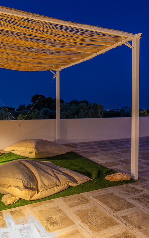Villa Perla del Mare: Balkon / terras / patio, Buitenkanten, Buitenshuis