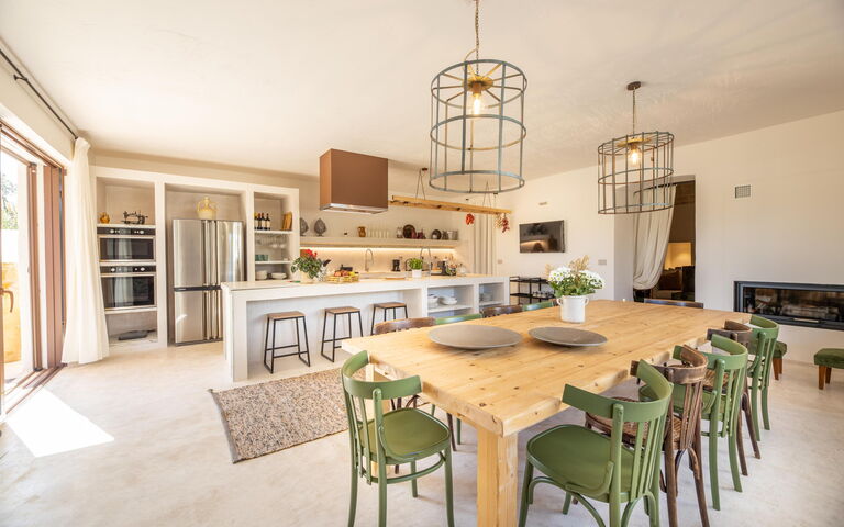 Villa Perla del Mare: Keuken, Lunchroom