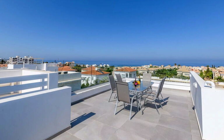 Mylos Lifestyle Seaview Villa #15: Balkon / terras / patio