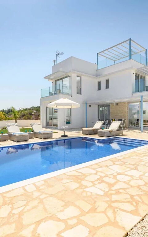 Mylos Lifestyle Seaview Villa #21: Buitenkanten, Buitenshuis, zwembad