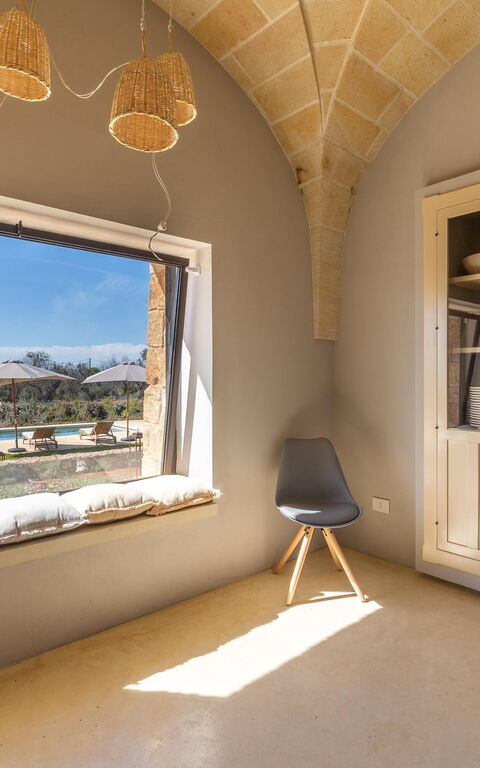 Villa del Cedro: Woonkamer
