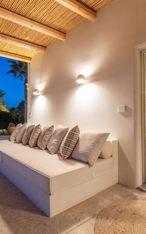 Villa Panacea: Balkon / terras / patio, Buitenkanten, Buitenshuis