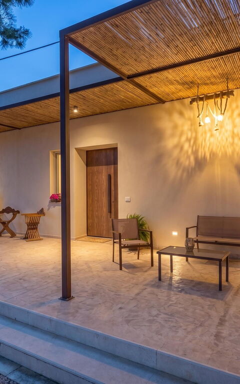 Essenza di Pace: Balkon / terras / patio, Buitenkanten, Buitenshuis