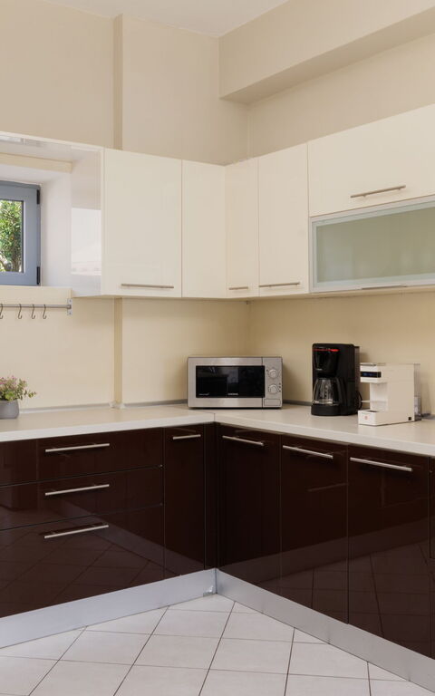 Villa Kastraki: Keuken