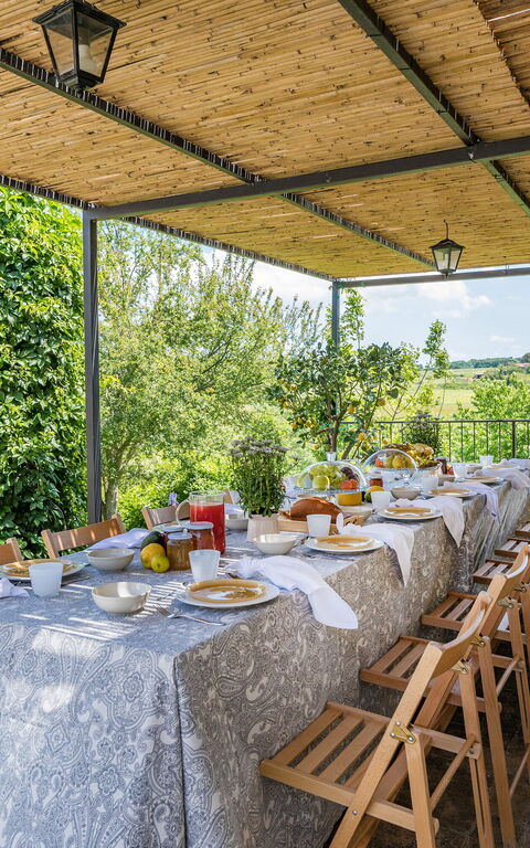 Villa a Casa di Giovanni: Balkon / terras / patio, Buitenkanten, Buitenshuis