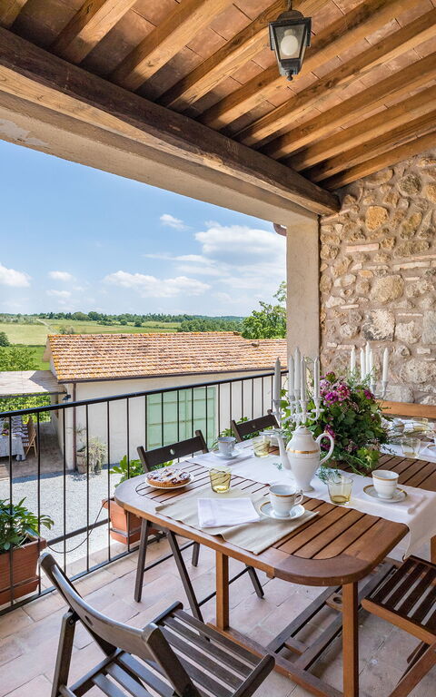Villa a Casa di Giovanni: Balkon / terras / patio, Buitenkanten, Buitenshuis, Keer bekeken