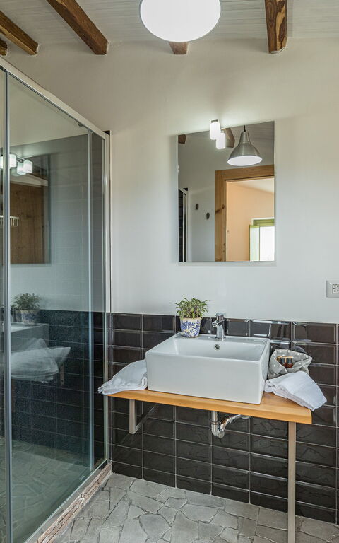 Villa a Casa di Giovanni: Badkamer