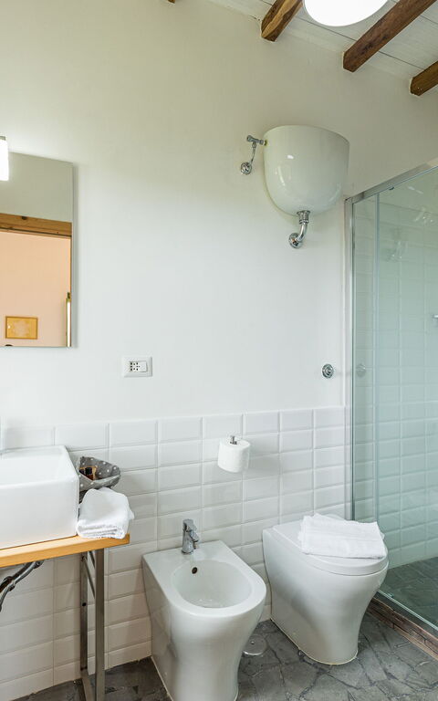 Villa a Casa di Giovanni: Badkamer
