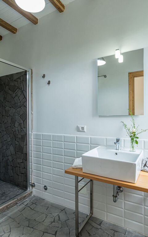 Villa a Casa di Giovanni: Badkamer