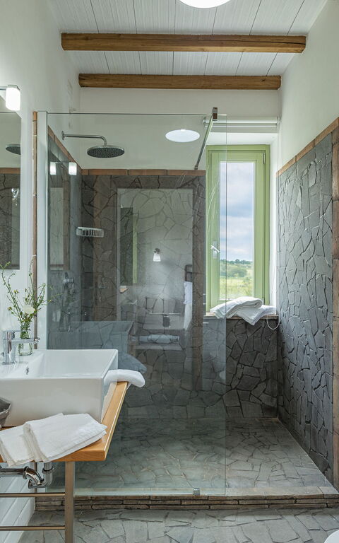 Villa a Casa di Giovanni: Badkamer