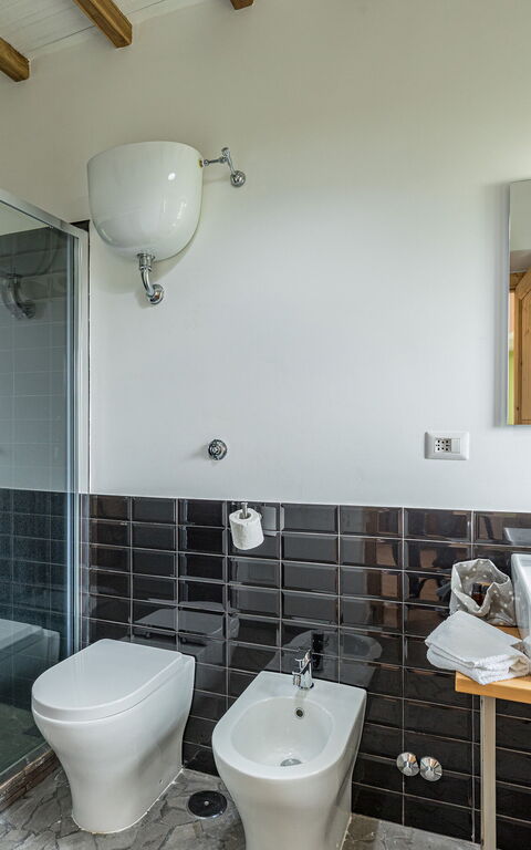 Villa a Casa di Giovanni: Badkamer